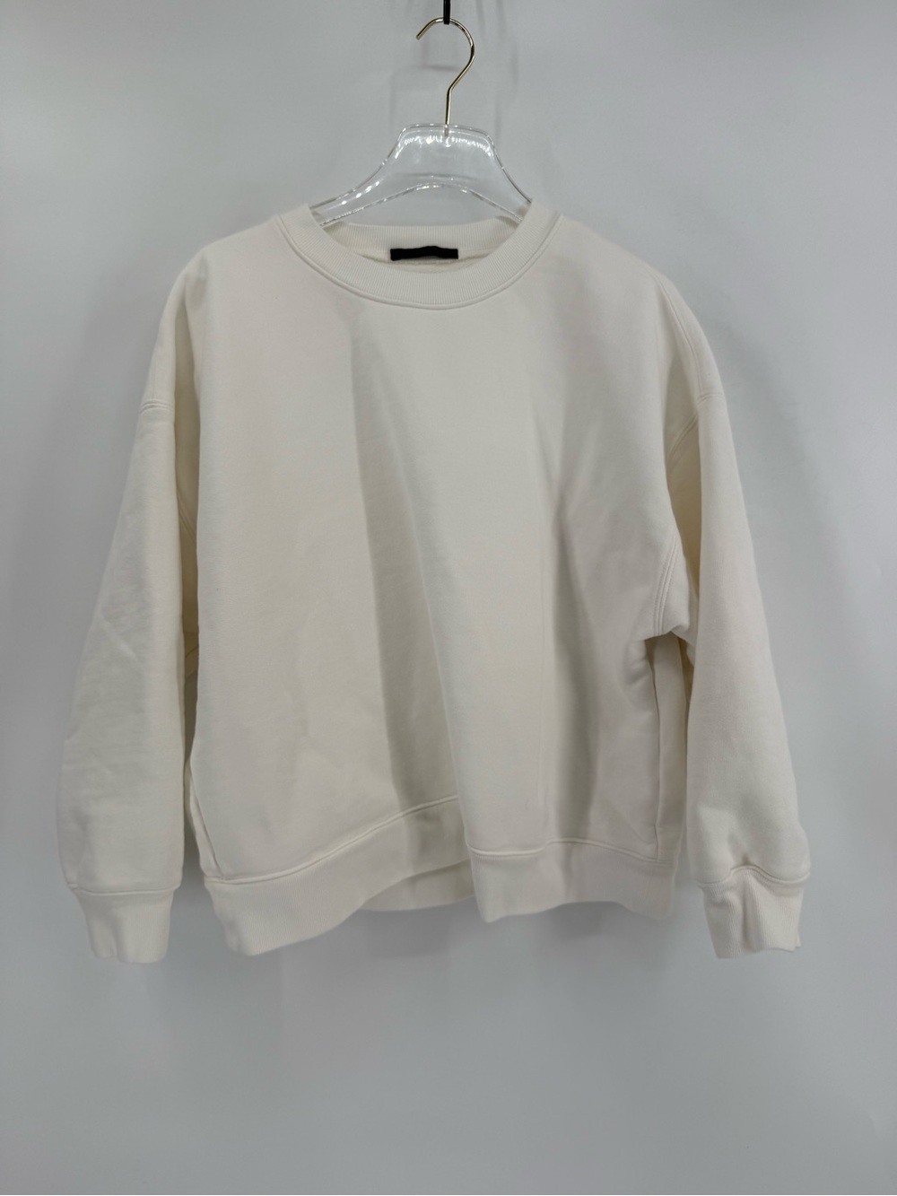 Jenni Kayne white crew neck white sweatshirt size large